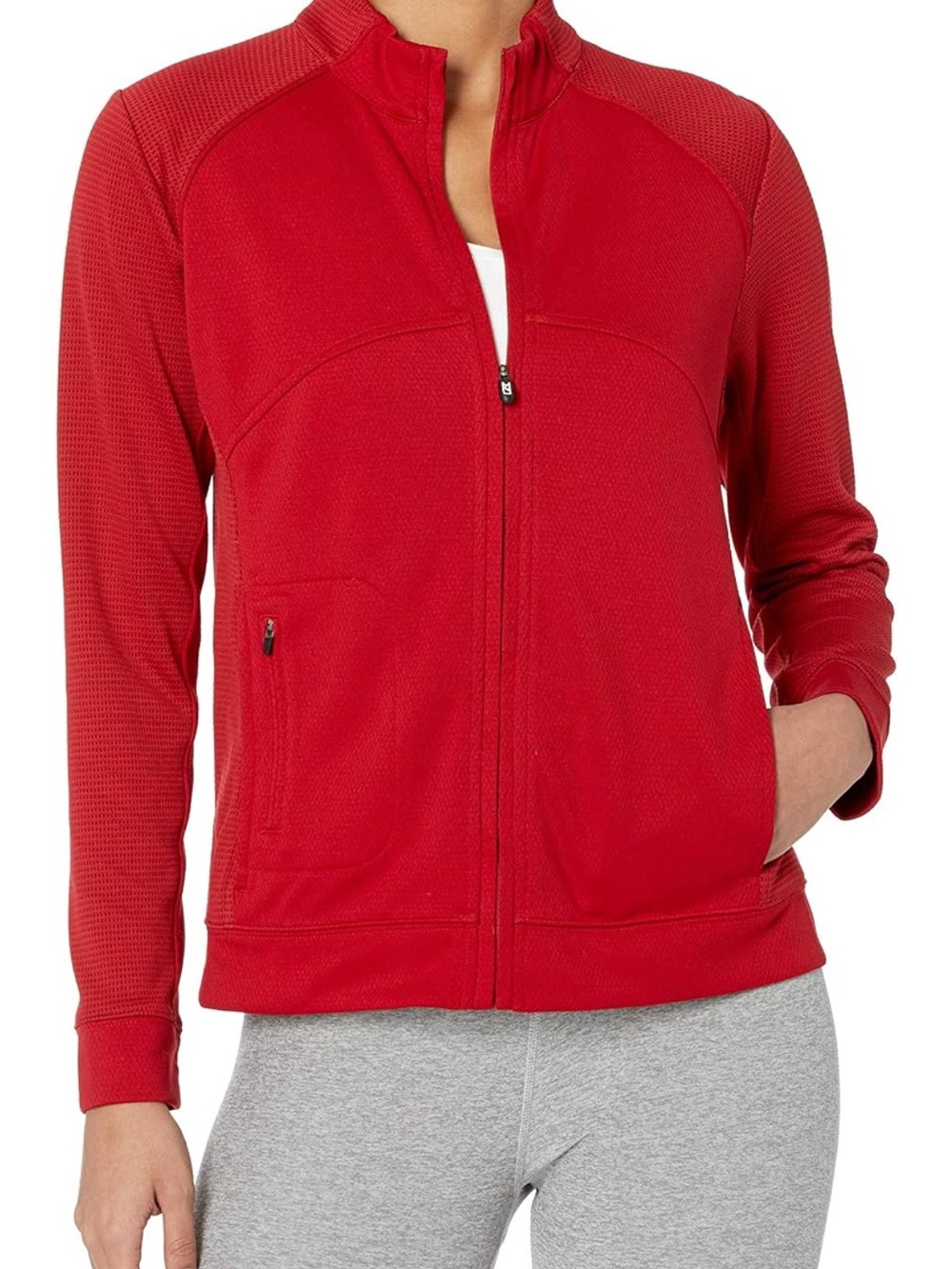 Cutter & Buck Red Full-Zip Athletic Jacket XXXL